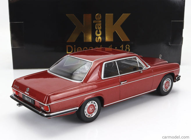Mercedes Benz 280C/8 (W114) Coupe 1969 1:18 KK Scale červená metalická