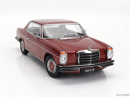 Mercedes Benz 280C/8 (W114) Coupe 1969 1:18 KK Scale červená metalická