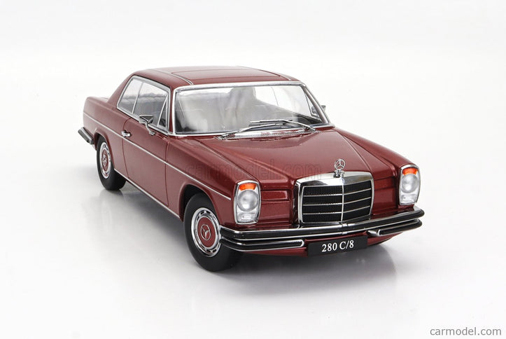 Mercedes Benz 280C/8 (W114) Coupe 1969 1:18 KK Scale červená metalická