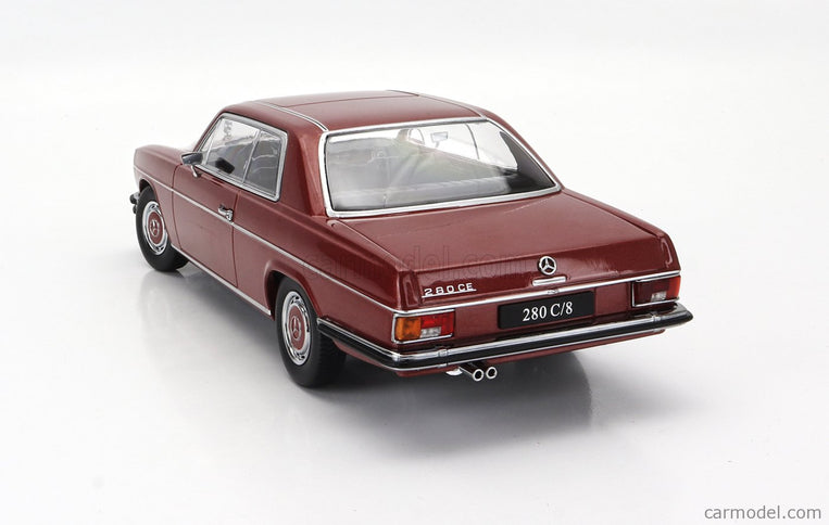 Mercedes Benz 280C/8 (W114) Coupe 1969 1:18 KK Scale červená metalická