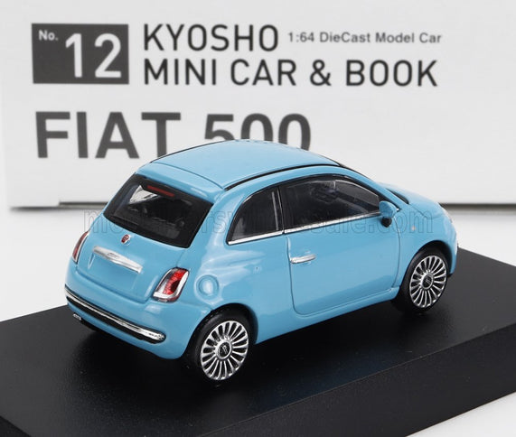 FIAT | NUOVA 500 2007 WITH BOOK - CON LIBRO | LIGHT BLUE
