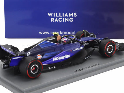 WILLIAMS | F1  FW46 TEAM WILLIAMS RACING N 2 BAHRAIN GP 2024 LOGAN SARGEANT | 2 TONE BLUE