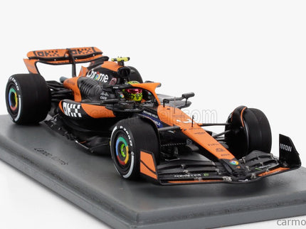 Mclaren F1 MCL38 Team Mclaren N°4 Víťaz Miami GP 2024 First F1 Victory Lando Norris 1:43 Spark Model oranžová čierna