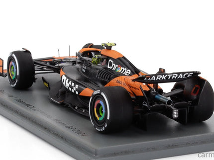 Mclaren F1 MCL38 Team Mclaren N°4 Víťaz Miami GP 2024 First F1 Victory Lando Norris 1:43 Spark Model oranžová čierna