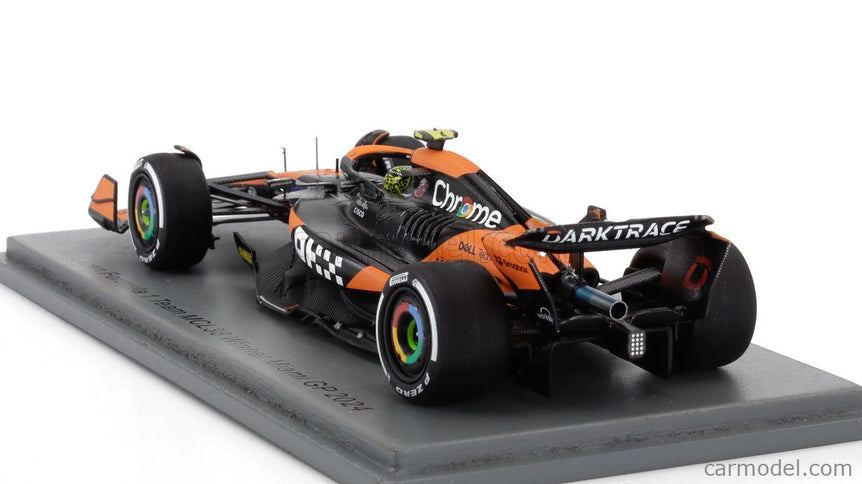 Mclaren F1 MCL38 Team Mclaren N°4 Víťaz Miami GP 2024 First F1 Victory Lando Norris 1:43 Spark Model oranžová čierna