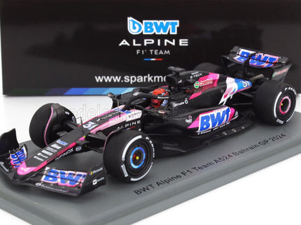 ALPINE | F1  A524 TEAM BWT ALPINE N 31 BAHRAIN GP 2024 ESTEBAN OCON | BLACK BLUE PINK