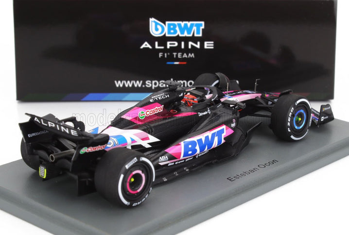 ALPINE | F1  A524 TEAM BWT ALPINE N 31 BAHRAIN GP 2024 ESTEBAN OCON | BLACK BLUE PINK