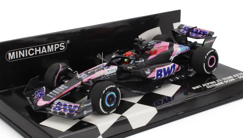 ALPINE | F1  A524 TEAM BWT ALPINE N 31 SEASON 2024 ESTEBAN OCON | BLACK BLUE PINK
