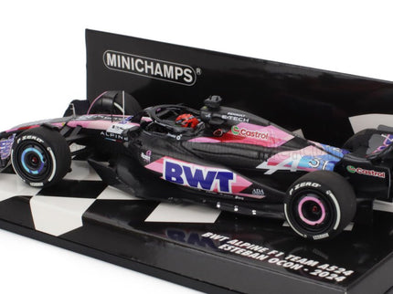 ALPINE | F1  A524 TEAM BWT ALPINE N 31 SEASON 2024 ESTEBAN OCON | BLACK BLUE PINK