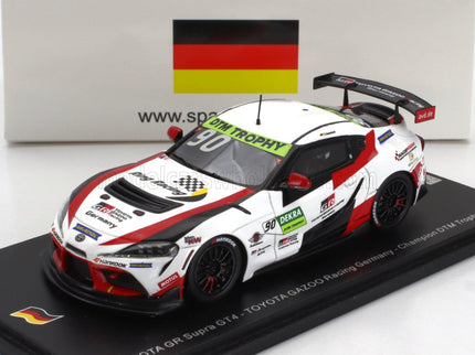 TOYOTA | SUPRA GR GT4 TEAM TOYOTA GAZOO RACING N 90 EUROPE CHAMPION DTM TROPHY 2022 TIM HEINEMANN | WHITE RED BLACK