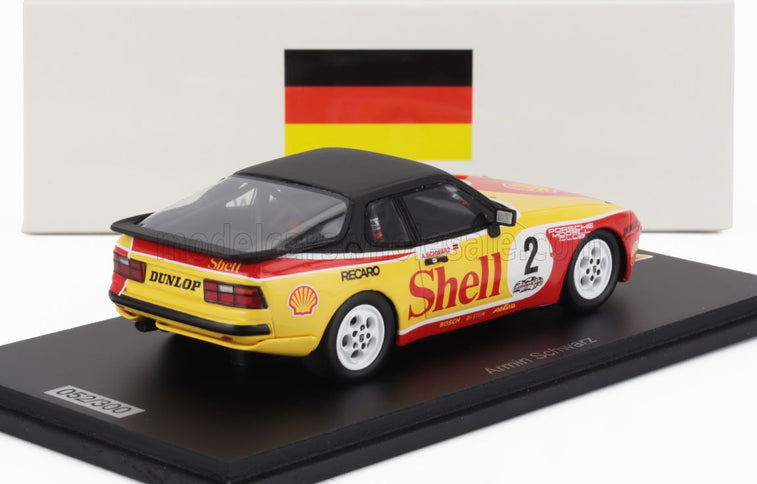 PORSCHE | 944 TURBO N 16 SHELL TURBO CUP GERMANY 1988 ARMIN SCHWARZ | YELLOW RED BLACK