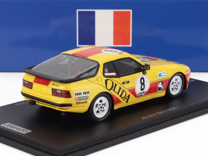 PORSCHE | 944 TURBO N 8 CUP CHAMPION FRANCE 1988 ANDRE BOURDON | YELLOW RED