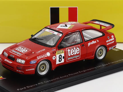 FORD ENGLAND | SIERRA RS COSWORTH TEAM ANDY ROUSE ENGINEERING N 8 24h SPA 1987 ANDY ROUSE - WIN PERCY - THIERRY TASSIN | DARK ORANGE