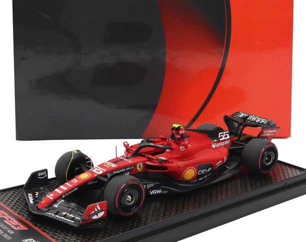 FERRARI | F1  SF-23 TEAM SCUDERIA FERRARI N 55 4th BAHRAIN GP 2023 CARLOS SAINZ | RED BLACK