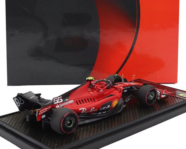 FERRARI | F1  SF-23 TEAM SCUDERIA FERRARI N 55 4th BAHRAIN GP 2023 CARLOS SAINZ | RED BLACK