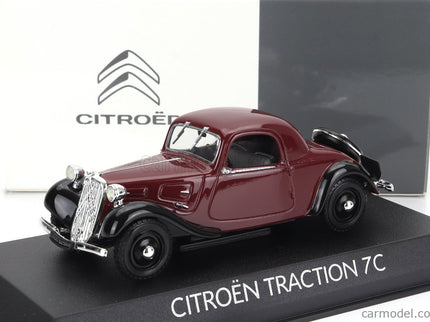 Citroen Traction 7C Coupe 1937 1:43 Norev červená čierna