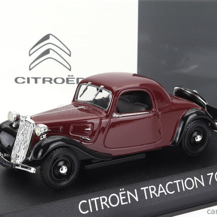 Citroen Traction 7C Coupe 1937 1:43 Norev červená čierna