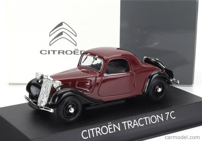 Citroen Traction 7C Coupe 1937 1:43 Norev červená čierna