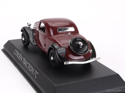 Citroen Traction 7C Coupe 1937 1:43 Norev červená čierna