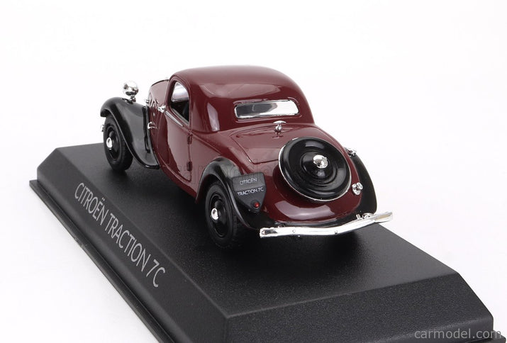 Citroen Traction 7C Coupe 1937 1:43 Norev červená čierna