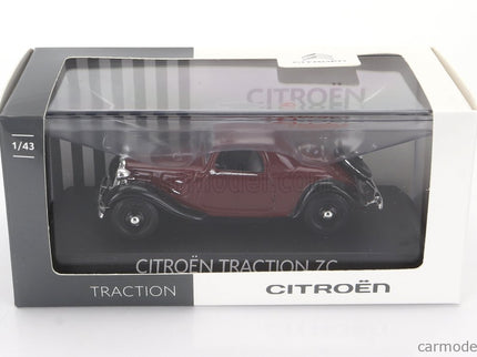 Citroen Traction 7C Coupe 1937 1:43 Norev červená čierna