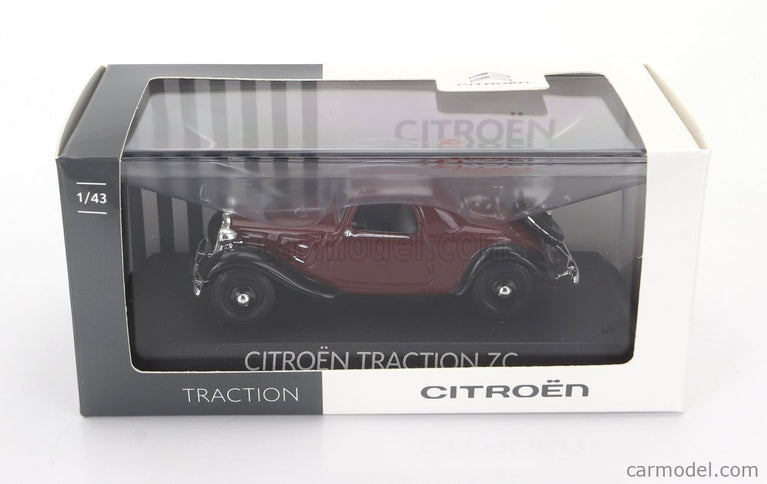 Citroen Traction 7C Coupe 1937 1:43 Norev červená čierna