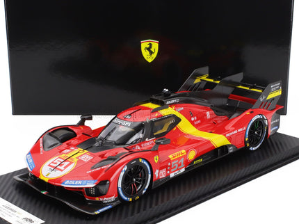 FERRARI | 499P 3.0L TURBO V6 TEAM FERRARI AF CORSE N 51 3rd WEC 6h SPA 2023 ALESSANDRO PIER GUIDI - JAMES CALADO - ANTONIO GIOVINAZZI | RED YELLOW BLACK