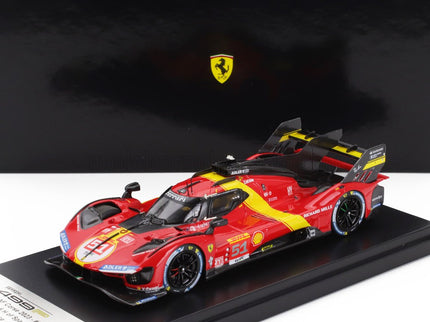 FERRARI | 499P 3.0L TURBO V6 TEAM FERRARI AF CORSE N 51 3rd WEC 6h SPA 2023 ALESSANDRO PIER GUIDI - JAMES CALADO - ANTONIO GIOVINAZZI | RED YELLOW BLACK