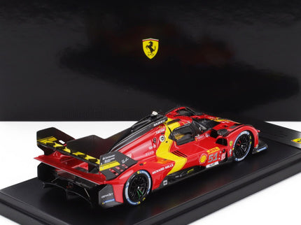 FERRARI | 499P 3.0L TURBO V6 TEAM FERRARI AF CORSE N 51 3rd WEC 6h SPA 2023 ALESSANDRO PIER GUIDI - JAMES CALADO - ANTONIO GIOVINAZZI | RED YELLOW BLACK