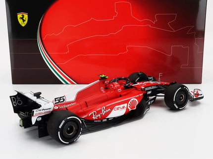 FERRARI | F1  SF-23 TEAM SCUDERIA FERRARI N 55 LAS VEGAS USA GP 2023 CARLOS SAINZ | RED WHITE BLACK