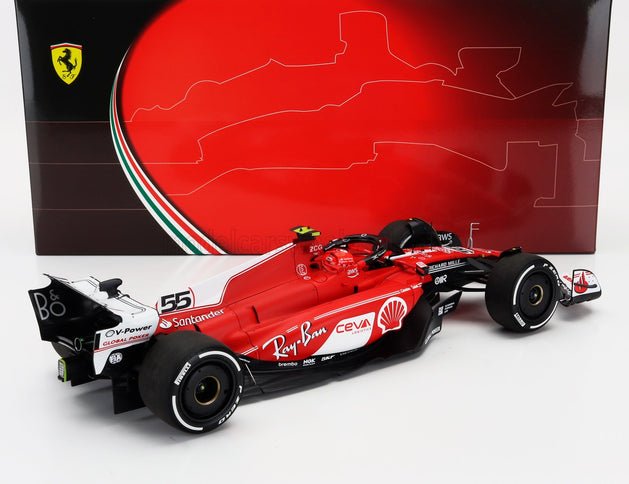 FERRARI | F1  SF-23 TEAM SCUDERIA FERRARI N 55 LAS VEGAS USA GP 2023 CARLOS SAINZ | RED WHITE BLACK