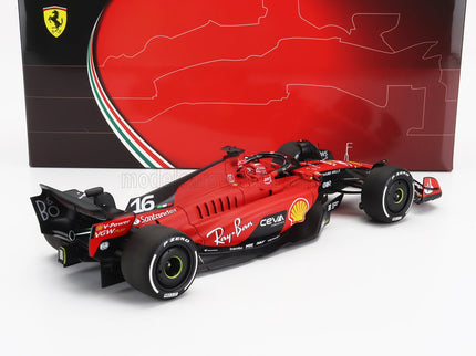 FERRARI | F1  SF-23 TEAM SCUDERIA FERRARI N 16 4th SINGAPORE GP 2023 CHARLES LECLERC | RED BLACK