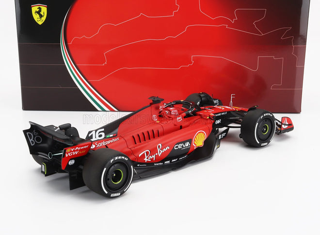 FERRARI | F1  SF-23 TEAM SCUDERIA FERRARI N 16 4th SINGAPORE GP 2023 CHARLES LECLERC | RED BLACK