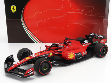FERRARI | F1  SF-23 TEAM SCUDERIA FERRARI N 16 3rd BELGIUM GP 2023 CHARLES LECLERC | RED BLACK