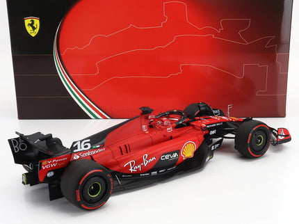 FERRARI | F1  SF-23 TEAM SCUDERIA FERRARI N 16 3rd BELGIUM GP 2023 CHARLES LECLERC | RED BLACK