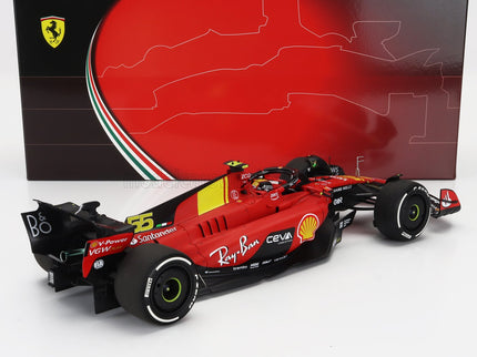 FERRARI | F1  SF-23 TEAM SCUDERIA FERRARI N 55 POLE POSITION 3rd MONZA ITALY GP 2023 CARLOS SAINZ | RED BLACK YELLOW