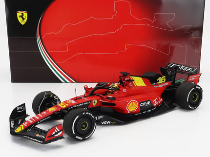 FERRARI | F1  SF-23 TEAM SCUDERIA FERRARI N 16 4th MONZA ITALY GP 2023 CHARLES LECLERC | RED BLACK YELLOW
