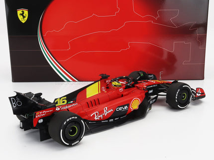 FERRARI | F1  SF-23 TEAM SCUDERIA FERRARI N 16 4th MONZA ITALY GP 2023 CHARLES LECLERC | RED BLACK YELLOW
