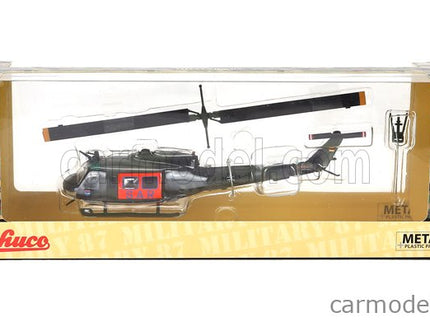 Bell UH1D Helicopter Sar Search A Rescue Military 1984 1:87 Schuco vojenská zelená
