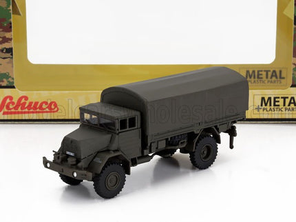 MAN | 630 TRUCK TELONATO GERMAN ARMY 2-ASSI 1958 | MILITARY GREEN
