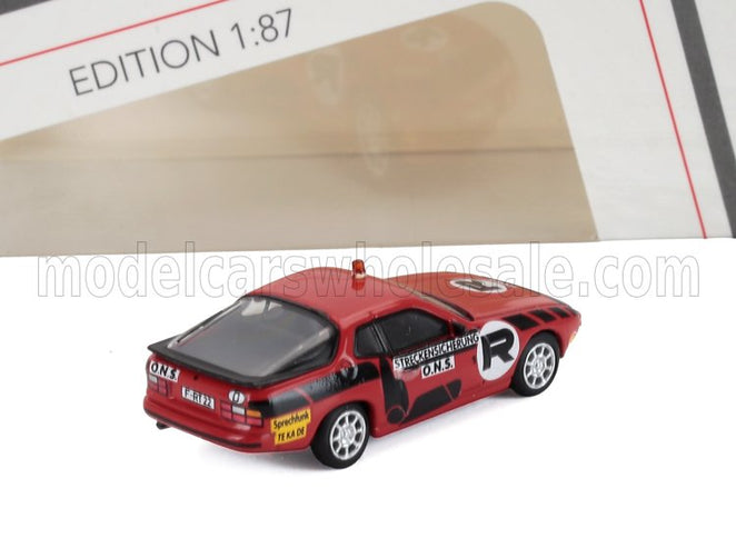 PORSCHE | 924 COUPE ONS-STRECKENSICHERUNG 1984 | RED