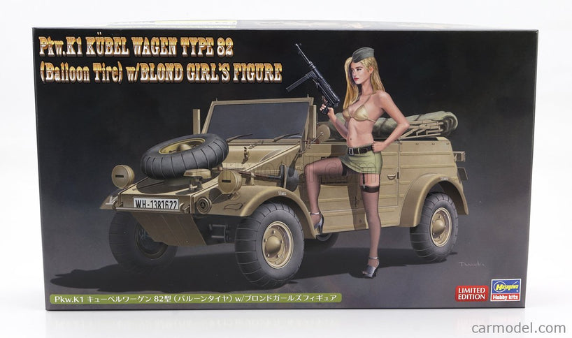 Volkswagen Type 82 Cabriolet Open Military 1940 1:24 Hasegawa /