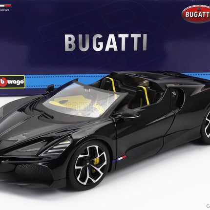 Bugatti W16 Mistral 2023 1:18 Bburago čierna