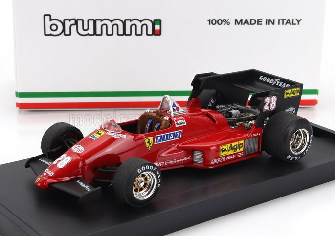 FERRARI | F1  126C4 N 28 BELGIUM GP 1984 RENE ARNOUX | RED BLACK