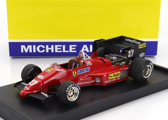 FERRARI | F1 126C4 N 27 WINNER BELGIUM GP 1984 MICHELE ALBORETO | RED BLACK