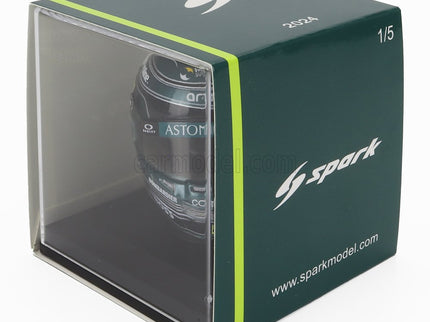 Stilo Helmet F1 Helma Lance Stroll Team Aston Martin Aramco Cognizant N°18 Sezóna 2024 1:5 Spark Model zelená