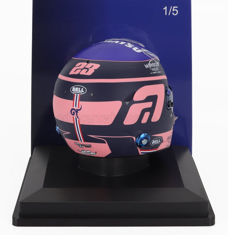 BELL HELMET | CASCO HELMET F1 ALEXANDER ALBON TEAM WILLIAMS RACING N 23 SEASON 2024 | BLUE PINK