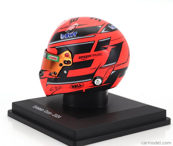 Bell Helmet F1 Helma Esteban Ocon Team Bwt Alpine N°31 Sezóna 2024 1:5 Spark Model červená