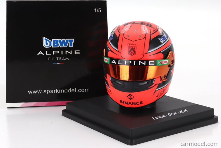 Bell Helmet F1 Helma Esteban Ocon Team Bwt Alpine N°31 Sezóna 2024 1:5 Spark Model červená