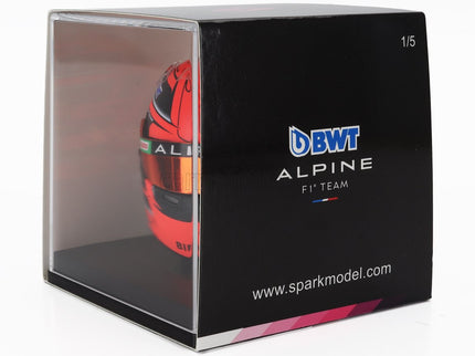 Bell Helmet F1 Helma Esteban Ocon Team Bwt Alpine N°31 Sezóna 2024 1:5 Spark Model červená